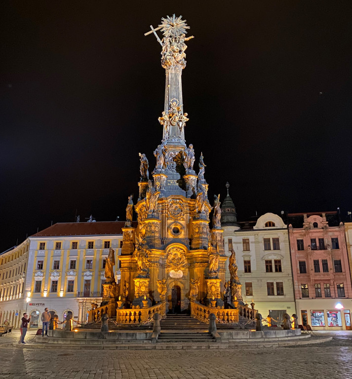 Holy Trinity Column located in Olomouc, CZ